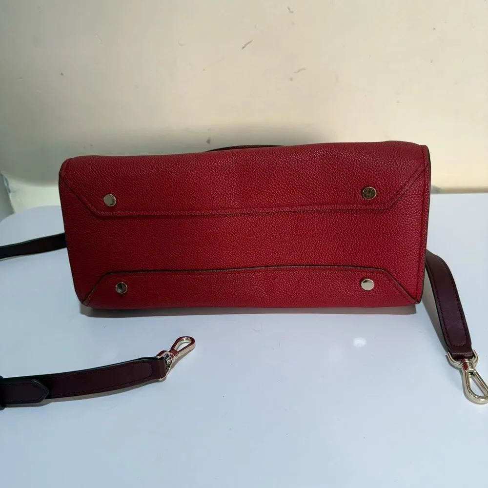 Kate Spade Red ZIP CODE Medium Satchel bag *NEW* *VINTAGE*